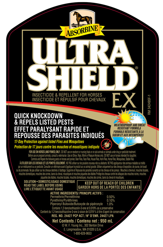 UltraShield® EX Insecticide & Repellent – Absorbine Canada