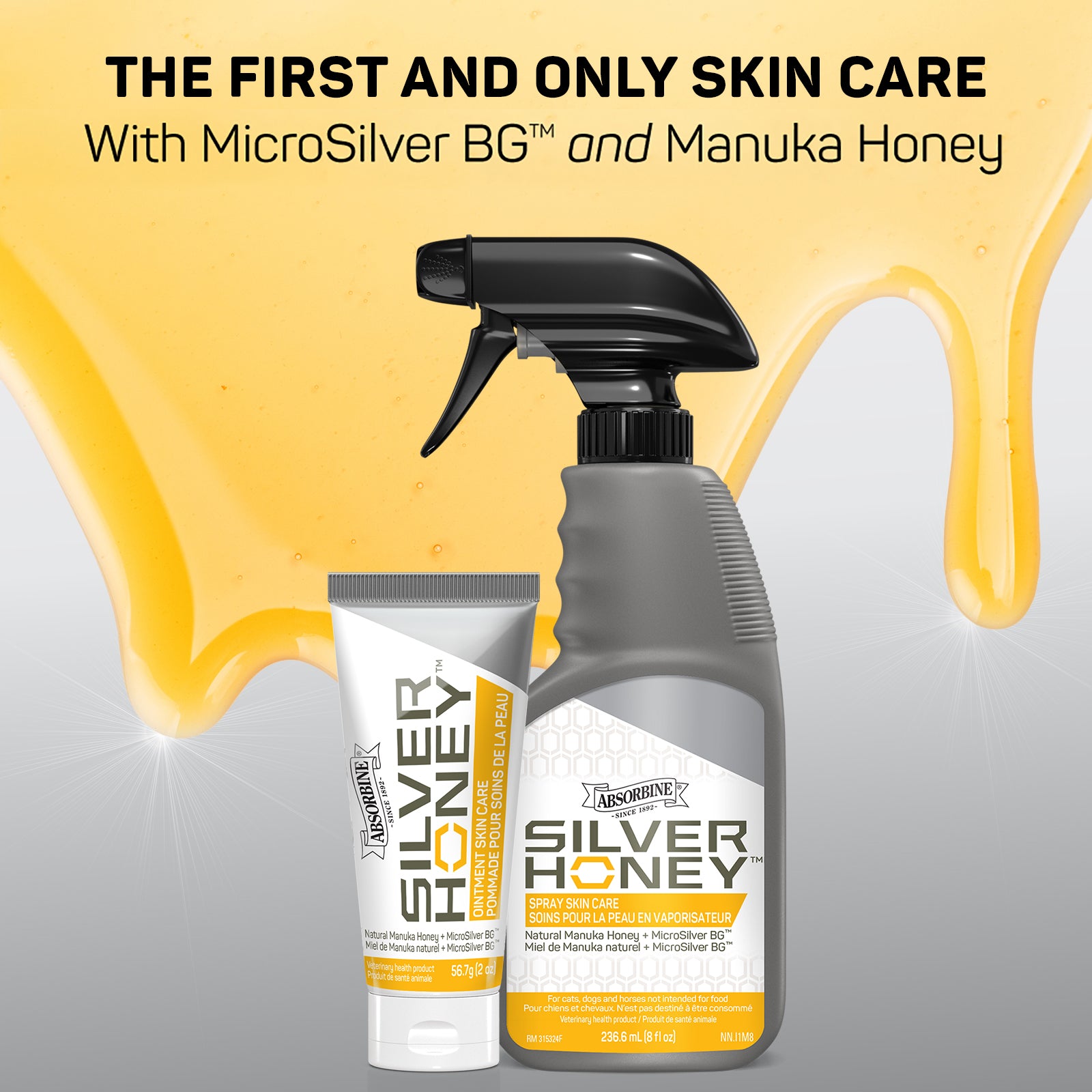 Silver Honey™ Spray Gel & Ointment